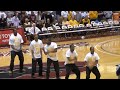 iota phi theta stepping at Siu basketball game