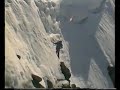 Sandy abseils into, then skis Jacobs Ladder in Coire an t-Sneachda Cairngorm