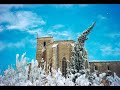 Nieve para meditar con los monjes de Carde�a