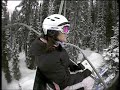 Big White Ski Resort - Kami cruising the blues
