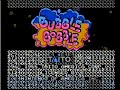 more bubble bobble codes that i done. part 1 1. graphical 1-player, 2-player select (sept 16, 2007) 2. freeze when trying to break bubbles (sept 15, 2007) 3. messed up bubble sprite and character sprite on entering/exiting levels (sept 16, 2007) part 2 1. weird music (sept 15, 07) 2. unburstable bubbles (sept 15, 07) 3. fall through walls and floors [for the most part] (sept 16, 07) part 3 1. when you burst a bubble your point counter increases to maximum (9999990) (sept 16, 07) 2. all ...