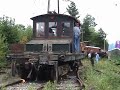 Seashore Trolley Museum in Kennebunkport, Maine acquired the 1906 electric locomotive in 1949. ASL-100 was originally owned and operated by the Atlantic Shore Line Railway for use in southern York County Maine. ASL-100 is now being restored at the Museum Restoration Shop. Finances for this restoration have come from Federal and State funding through the Federal TEA-21 (Transportation Enhancement for the 21st Century) Enhancement Program and the Maine Department of Transportation, as well as major financial support from Kennebunk Savings Bank, Amherst Railway Society, H. Albert Webb Memorial Railroad Preservation Award through Massachusetts Bay Railroad Enthusiasts, Inc. (Mass Bay RRE), Museum members, and many individuals from the local community. For restoration updates go to www.trolleymuseum.org and click on the ASL-100 project listing.