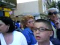 Protesta a chiaiano di Napoli . Una signora urla Protesta a chiaiano di Napoli . Una signora urla