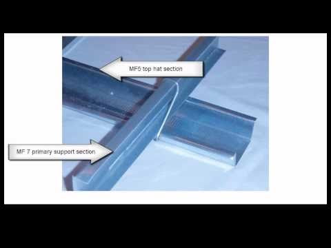 how to fit mf ceiling system