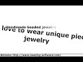 Custom Handcrafted Jewerly as Work of Art