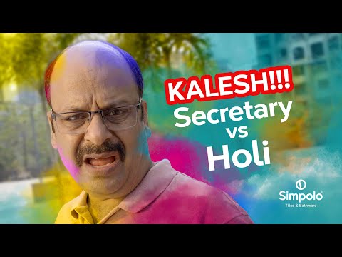 Simpolo-Why does Secretary Sir get angry on Holi