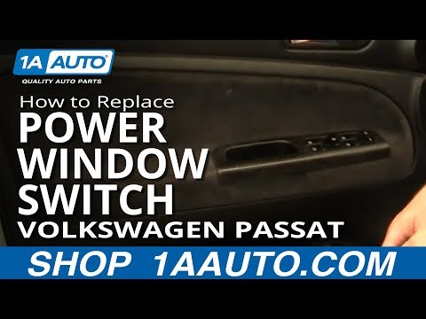 How To Install Replace Master Power Window Switch Volkswagen Passat 01-05 1AAuto.com