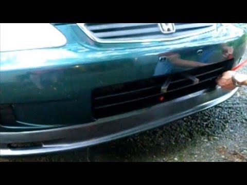 How To Install Front Lip/Chin Spoiler On A Honda Civic