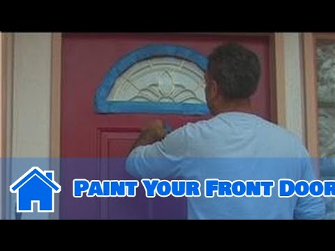 how to paint a front door