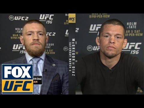 Conor McGregor & Nate Diaz Bicker Like Kids In Live Interview
