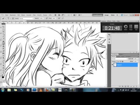 how to draw natsu x lucy