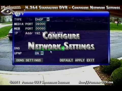 how to turn on h.264 network dvr