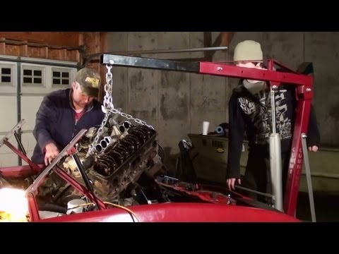 Pontiac Trans Am Engine Swap Part 4 – Removing the Engine – 305 TPI to 357 Carbed