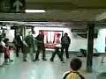 subway performer doing \"billy jean\" by michael jackson subway performer doing \"billy jean\" by michael jackson