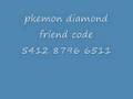 pokemon diamond friend code