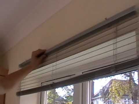 how to fit venetian blinds
