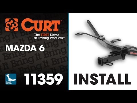 Trailer Hitch Install: CURT 11359 on Mazda 6