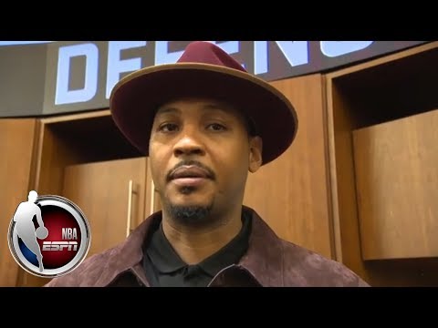 Video: Carmelo Anthony says bench role will be ‘challenging mentally’ | NBA Sound