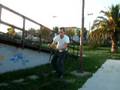 Flowerstick on slackline