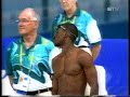 Eric Moussambani before starting Eric Moussambani before starting
