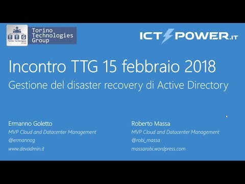 Meetup TTG - ICTPower (15 feb 2018 Torino)