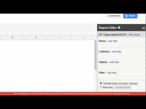 how to perform pivot table in excel