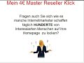 Mein 4 € Master Reseller Klick für 47 Social Network Portale