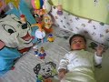 Matias, bebe de tres meses muy despierto