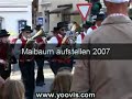 Maibaum aufstellen in Gmunden 2007