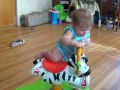 this is a video of Grace (12 months) playing with her Zebra toy that I bought her for her birthday. She also says 