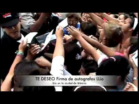 TE DESEO firma de autógrafos