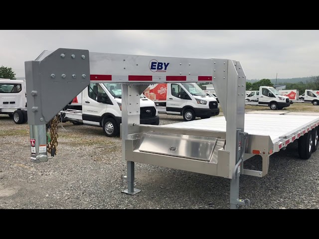 2024 EBY Aluminum Gooseneck Flatbed Trailer 15.9K GVW! in Cargo & Utility Trailers in London