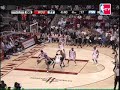 manu ginobili gets the loose ball and dunks over yao ming!