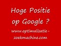 SEO Zoekmachine Optimalisatie Videos