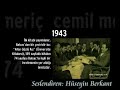 Cemil Meriç Belgeseli ( kronoloji) Cemil Meriç Belgeseli ( kronoloji)