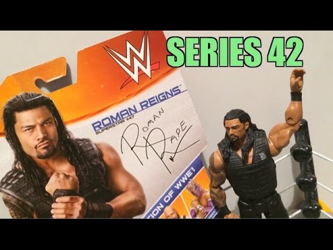 WWE ACTION INSIDER: Roman Reigns Superstars Series 42 Mattel Basic Wrestling Figure Toy
