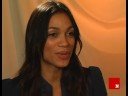 10/8/08: rosario dawson, co-founder voto latino, on hispanic voters at newsweeks women and leadership conference. (reporter: susanna schrobsdorff; editor / camera: jennifer molina)