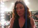 tiffany johnson lead makeup artist for mac cosmetics, talks about the makeup look at maggie barry, fall 2008 la fashion week.