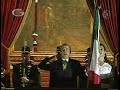 Mexican President Calderon Grito de La Independencia