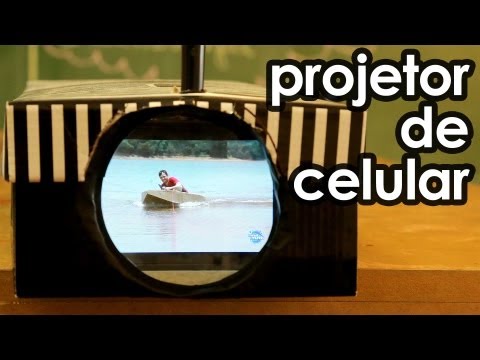 caseiro; - Como fazer projetor caseiro com celular Cinema na caixa de papelão: http://goo.gl/X0iQj Câmera usando uma lata: http://goo.gl/FPElQ Site http://manualdomundo...