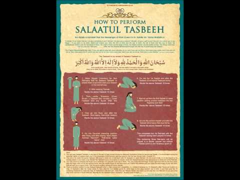 how to offer salatul tasbeeh