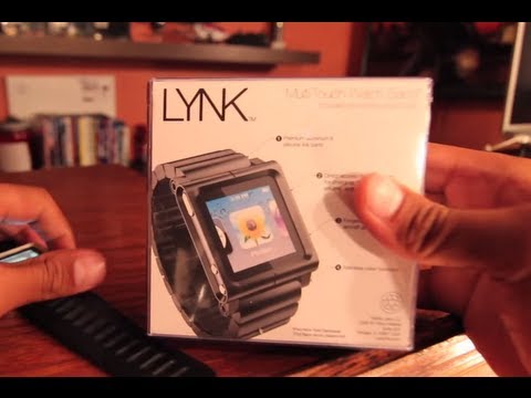 ipod as a watch - Black Wristwatch by LunaTik - Lynk 2012 Unboxing and Review . The wristband fits real snug, has silicon strip under the band. Main material is alluminum allo...