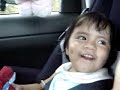 gabrielle singing in the car...