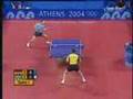 Table Tennis, Athens 2004, Waldner vs Boll - part 1