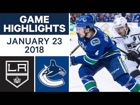 Video: NHL Game Highlights | Kings vs. Canucks — Jan. 23, 2018