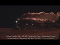 Union Pacific 844 wraps up the 2011 steam season! After traveling thousands of miles this year from the Mississippi River to the Los Angeles, CA area on a tour of the southwest to celebrate Arizona & New Mexico statehood centennials. The Living Legend returns to Cheyenne, WY
