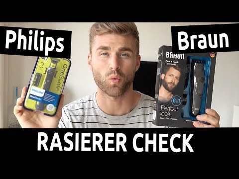 Rasierer Test - Männerrasierer ● Braun Rasierer vs. Philips Rasierer Check
