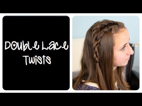 DIY Double Lace Twists | Cute Girls Hairstyles