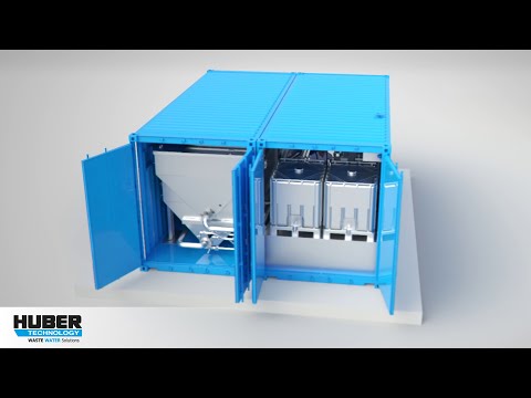 Animation: HUBER Flotation Plants in Container Design