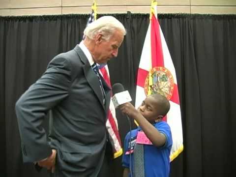 5th Grade Reporter Interviews Senator Joe Biden